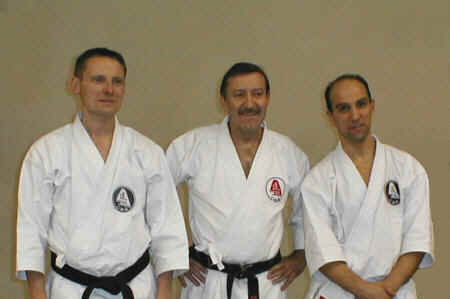 Alex Hauwaert, Sensei Roland Habersetzer, Jacques Fa�eff.